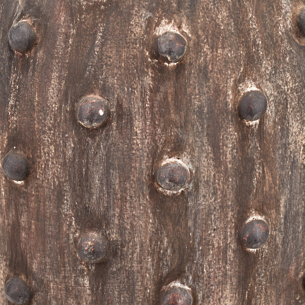 Kali Textured Dot Grey Stoneware Table Lamp Base